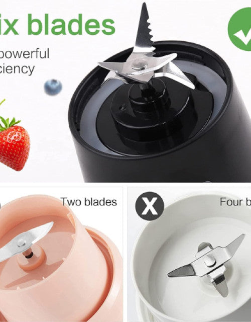 Close-up of juicer blades showing two and four blade options highlighting the best portable juicer for vegetables