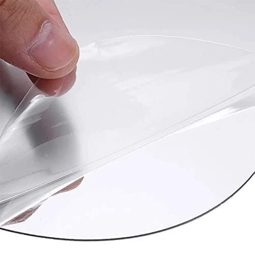 Clear protective film being peeled off a round makeup mirror to buy designer mirrors online India