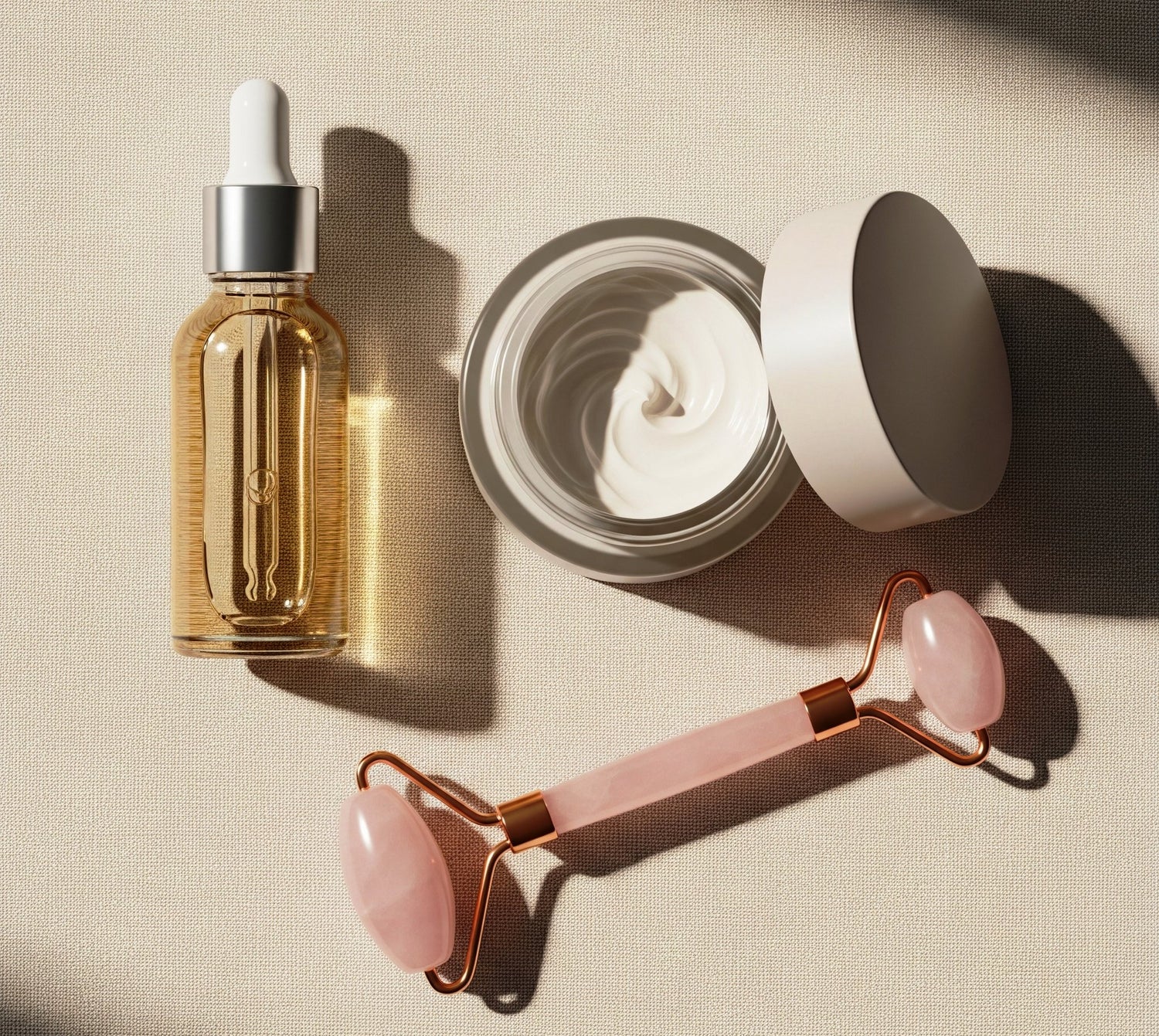 Collection of skincare products including cleansing tools to buy facial cleansing tools online for effective skin care
