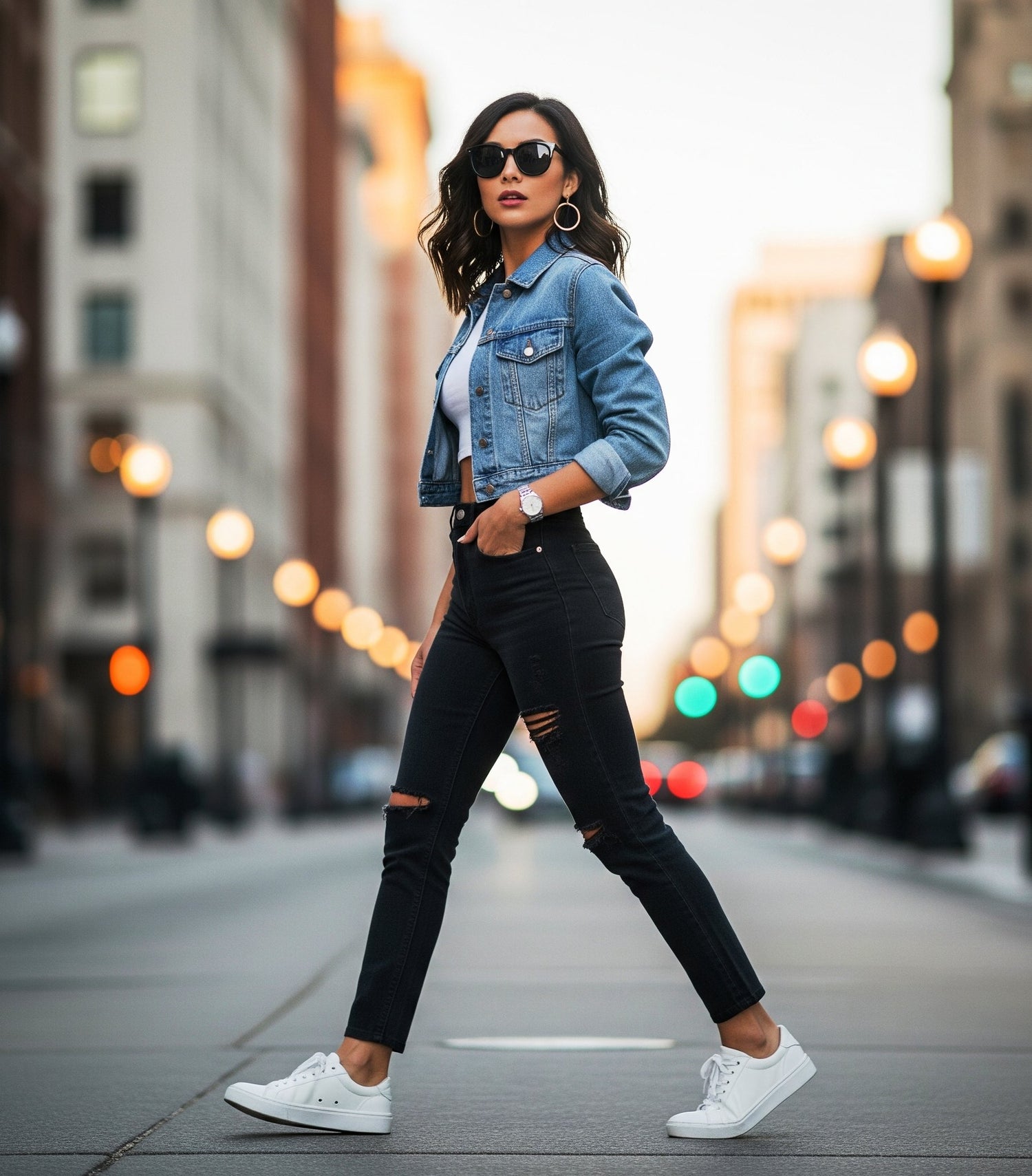 Buy stylish outfits for women including dresses, tops, and accessories displayed on racks in a boutique