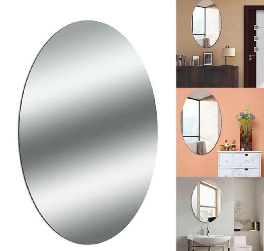 Oval makeup mirrors shown in various room settings to buy designer mirrors online India
