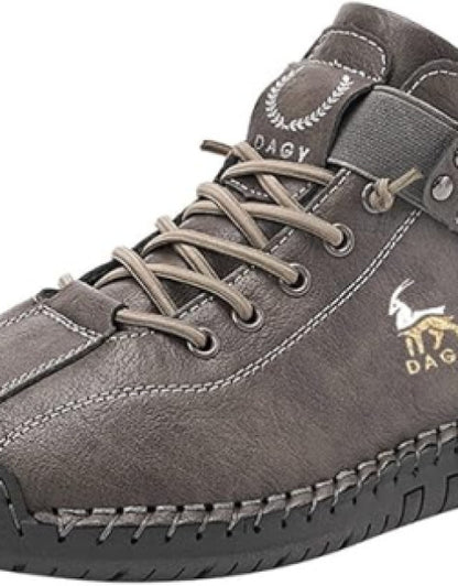 Grey Dropdash men's sneaker featuring durable stitching and embossed logo, best men's fashion sneakers India