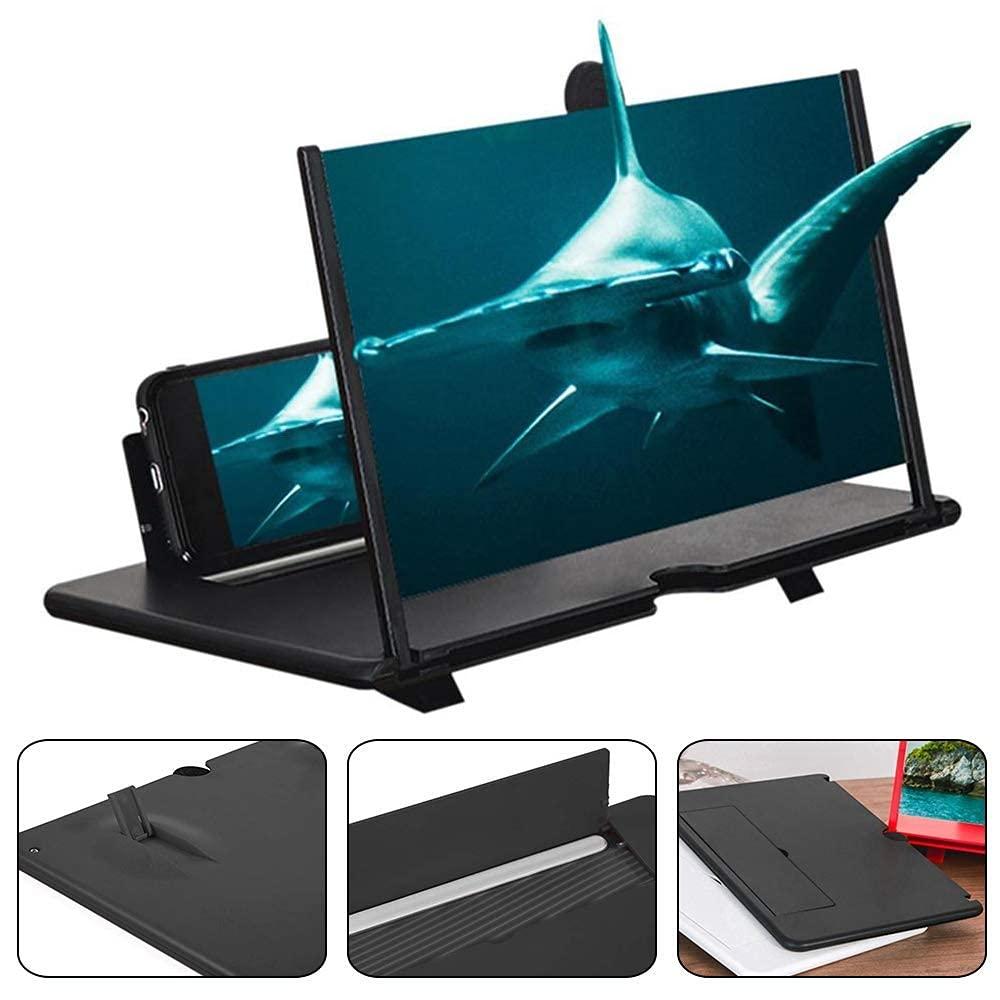 XANK F3 screen magnifier for phones with foldable design and black stand for enhanced viewing experience